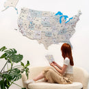 Wooden USA Map by Enjoy The Wood