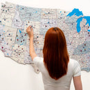 Wooden USA Map by Enjoy The Wood