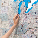 Wooden USA Map by Enjoy The Wood
