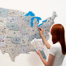 Wooden USA Map by Enjoy The Wood