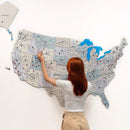 Wooden USA Map by Enjoy The Wood