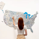 Wooden USA Map by Enjoy The Wood