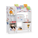 Wooden Children Storage Cabinet with Storage Bins by LJGDeals