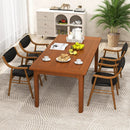 Wooden Dining Chair Set of 2 with Padded Seat and Back by LJGDeals