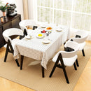 Wooden Dining Chair Set of 4 Mid-Century Modern Sherpa Upholstered Kitchen Dining Room Chairs by LJGDeals