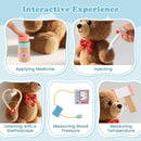 Wooden Doctor Playset with Stethoscope for Toddlers over 3 Years Old by LJGDeals