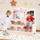 Wooden Doctor Playset with Stethoscope for Toddlers over 3 Years Old by LJGDeals