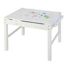 Wooden Kids Multi Activity Play Table with Storage Paper Roll