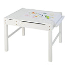 Wooden Kids Multi Activity Play Table with Storage Paper Roll by LJGDeals