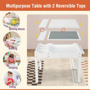 Wooden Kids Multi Activity Play Table with Storage Paper Roll by LJGDeals