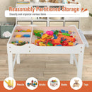 Wooden Kids Multi Activity Play Table with Storage Paper Roll by LJGDeals