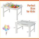 Wooden Kids Multi Activity Play Table with Storage Paper Roll by LJGDeals