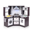Wooden Kids Play Kitchen Playset with Realistic Lights and Sounds by LJGDeals