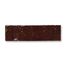 Woody Brown Glossy Subway Glazed Terracotta Tiles 2 3/4x9 3/4