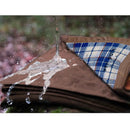 Wool Canvas Camping Blanket - Waxed Canvas Outdoor Blanket / Bushcraft Blanket by West Path