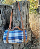Wool Canvas Camping Blanket - Waxed Canvas Outdoor Blanket / Bushcraft Blanket by West Path