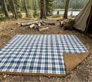 Canvas Camping Blanket - Waxed Canvas Outdoor Blanket / Bushcraft Blanket by West Path