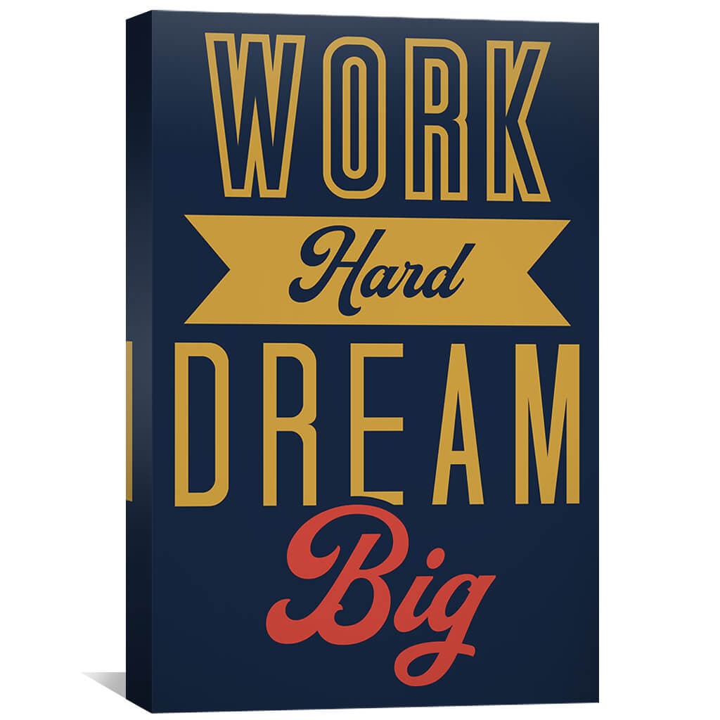 Work Hard Canvas, photo 2 of 10