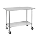 Stainless Steel Commercial Kitchen Prep & Work Table by LJGDeals