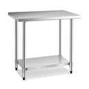 24 x 36 Inch Stainless Steel Commercial Kitchen Food Prep Table by LJGDeals