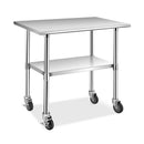 Stainless Steel Commercial Kitchen Prep and Work Table by LJGDeals