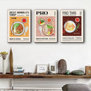GobekUsa World Cuisine Food Canvas Wall Art