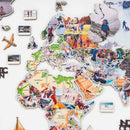 World Photo Map Physical