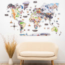 World Photo Map Physical