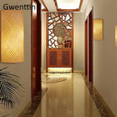 GobekUsa Bamboo Wall Lights Sconces LED Fixtures for Bedroom Bathroom Stairs Luminarias