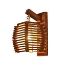 GobekUsa Bamboo Wall Sconce Light for Aisle Corridor Hotel Restaurant Cafe