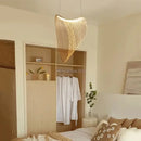 GobekUsa Birch Wood LED Pendant Lamp for Home Decor and Art Lighting