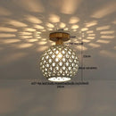 GobekUsa Ceramic LED Ceiling Lamp Indoor Lighting Semi-Circular Light Fixture