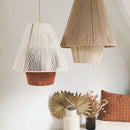 GobekUsa Handmade Hemp Rope Pendant Lamp for Dining Room Kitchen Cafe