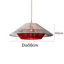 GobekUsa Handmade Hemp Rope Pendant Lamp for Dining Room Kitchen Cafe