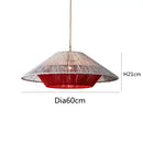 GobekUsa Handmade Hemp Rope Pendant Lamp for Dining Room Kitchen Cafe