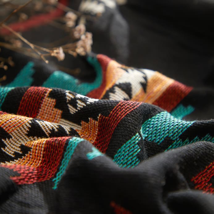 Woven Native Star Throw