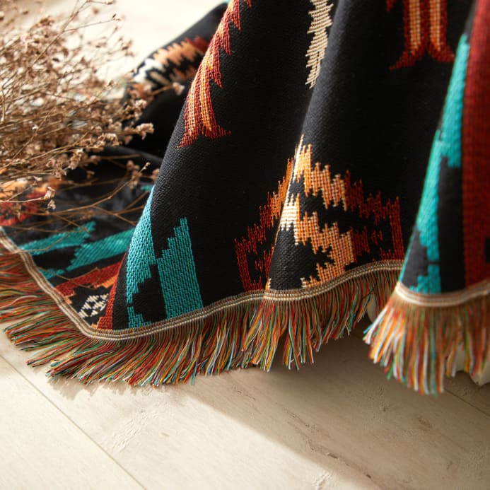 Woven Native Star Throw