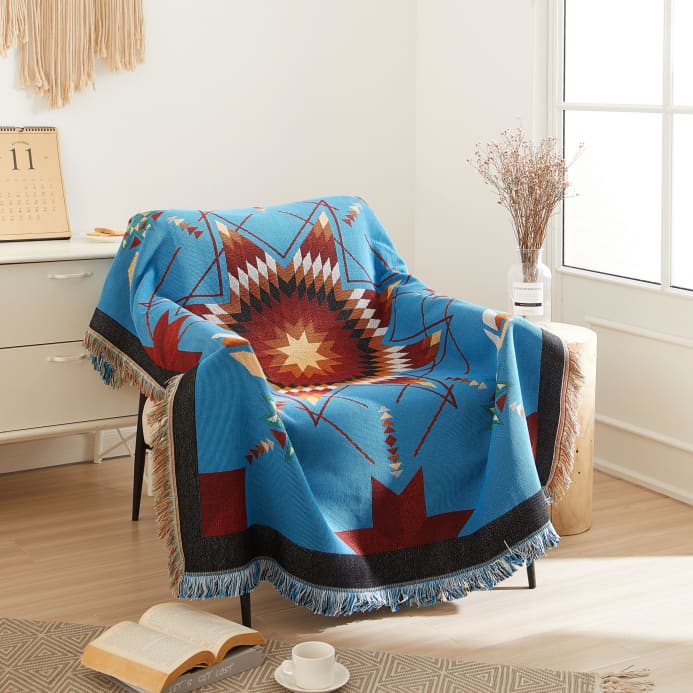 Woven Native Star Throw