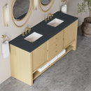 James Martin Marigot 72" Double Bathroom Vanity, Sunwashed Oak