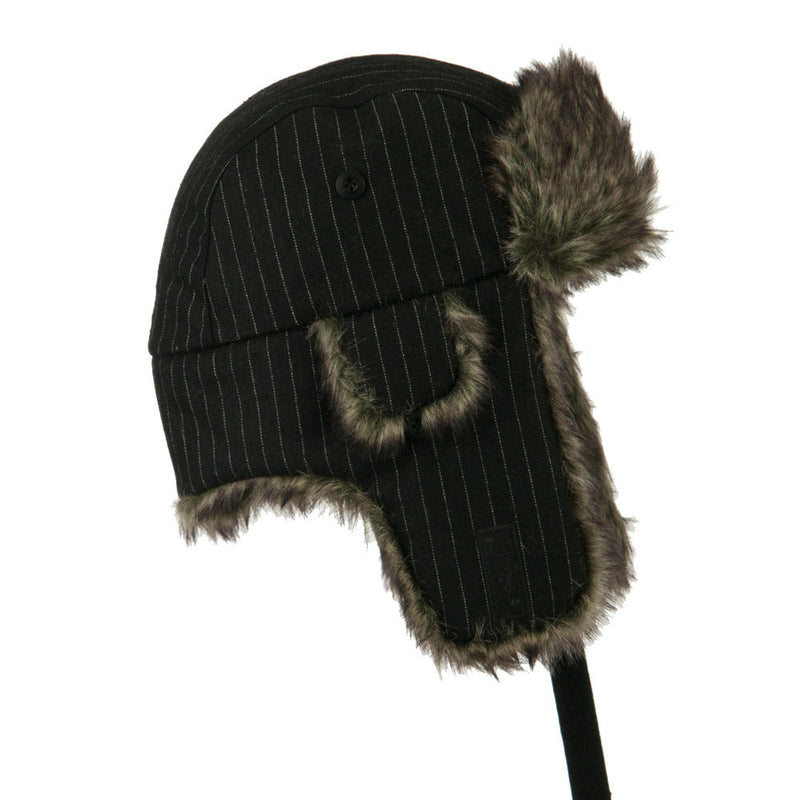 Big Size Wool Pinstripe Trooper Hat