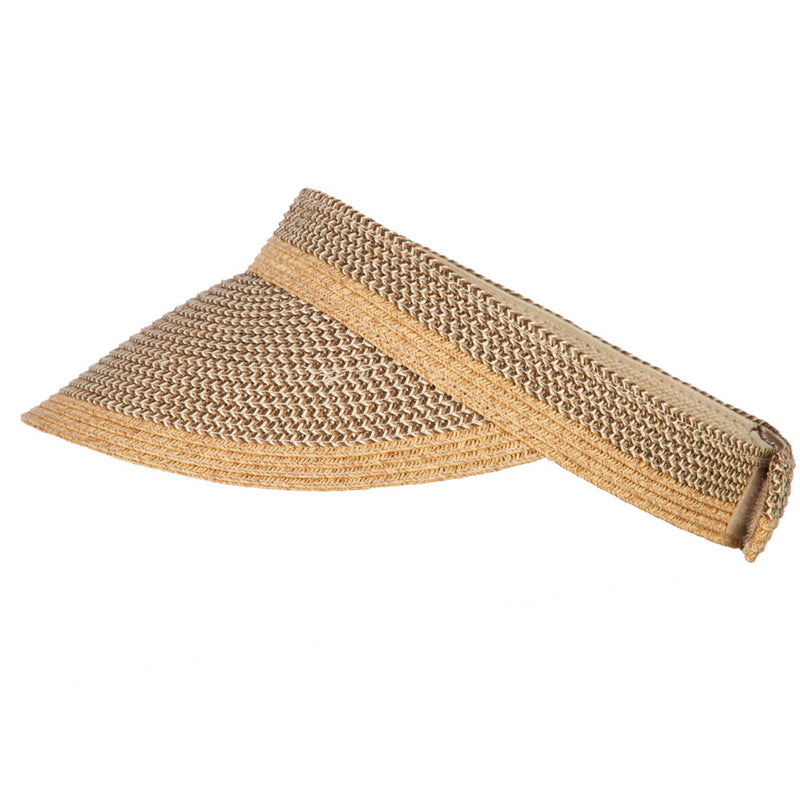 UPF 50+ Women's Paper Braid Sun Visor