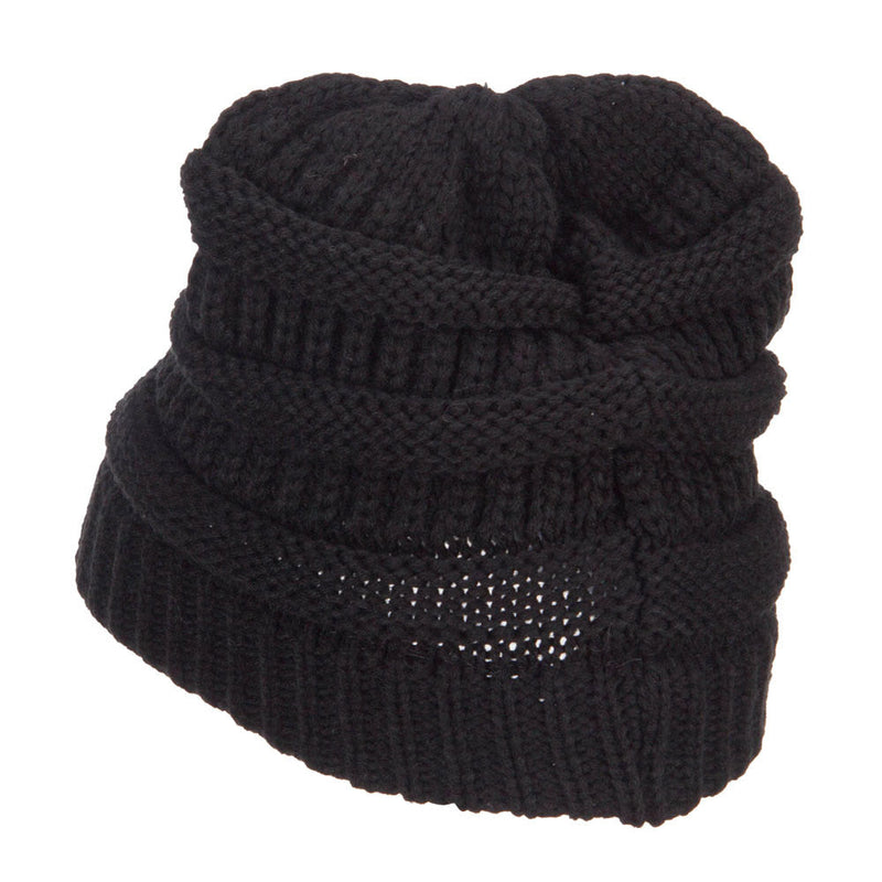 Women's Patterned Knit Beanie Cap