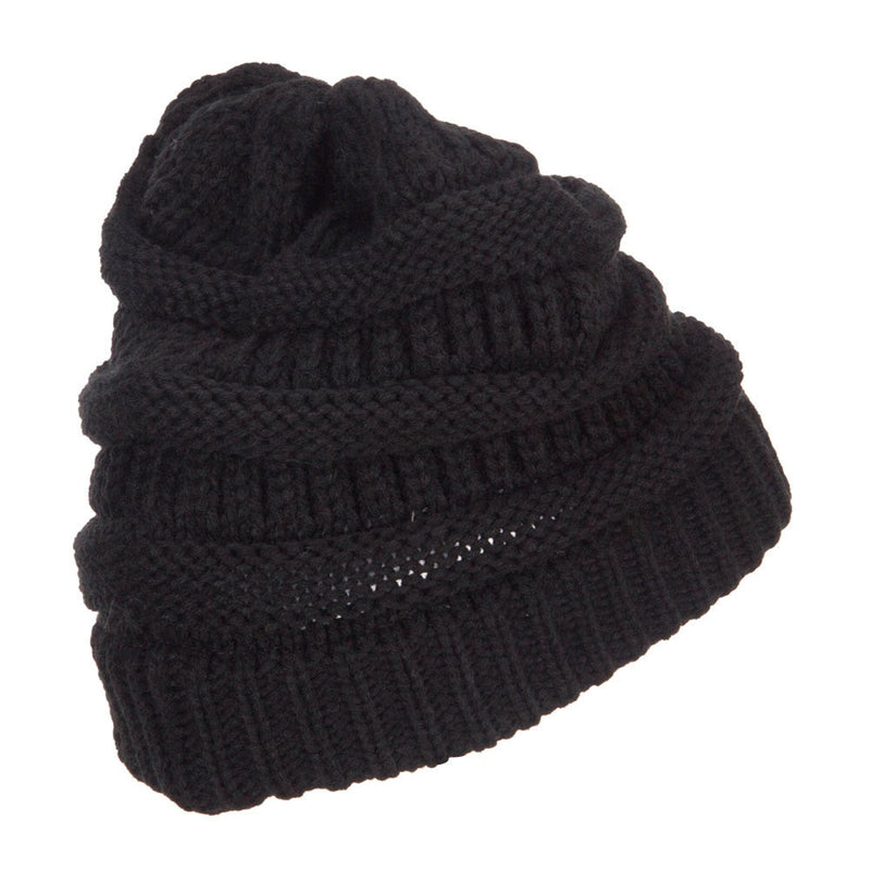 Women's Patterned Knit Beanie Cap