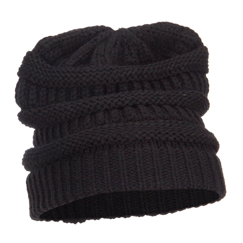 Women's Patterned Knit Beanie Cap
