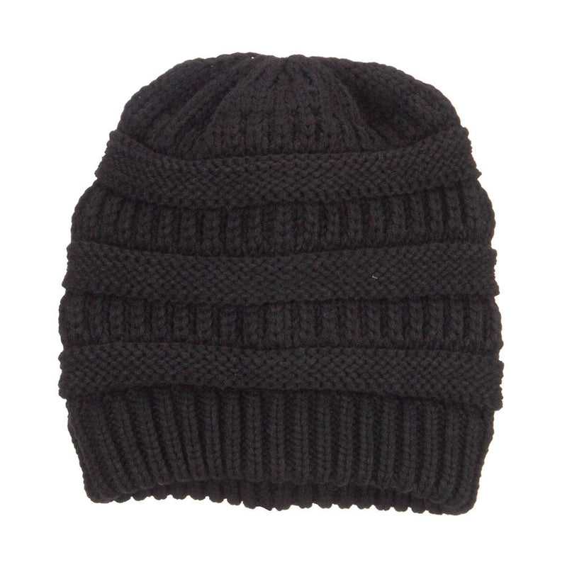 Women's Patterned Knit Beanie Cap