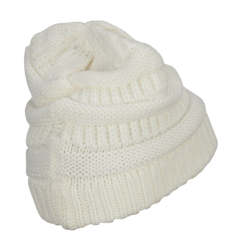Women's Patterned Knit Beanie Cap