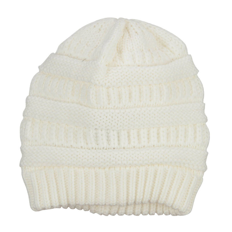 Women's Patterned Knit Beanie Cap