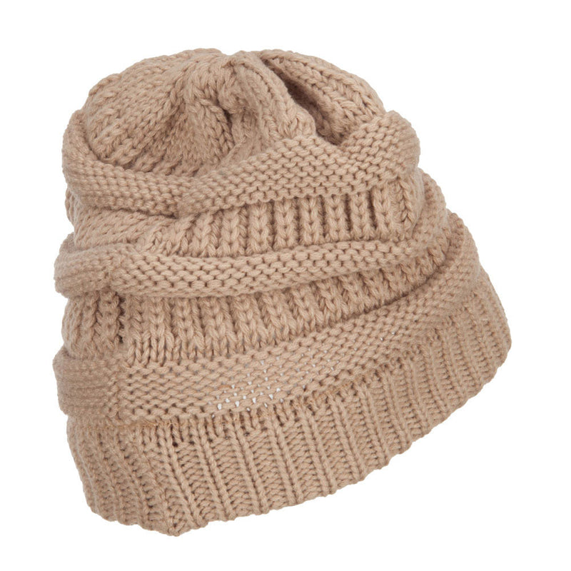 Women's Patterned Knit Beanie Cap