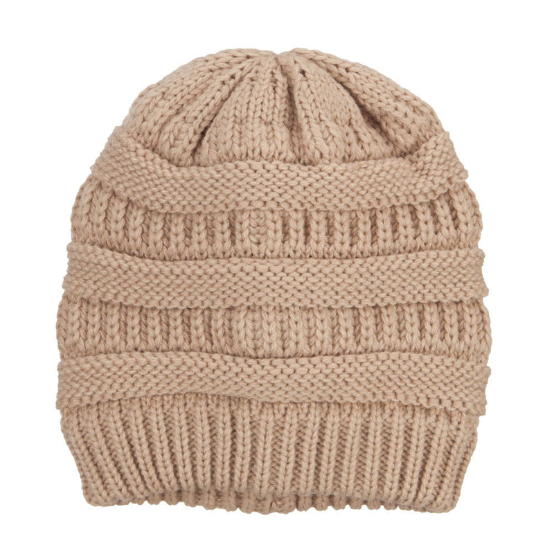 Women's Patterned Knit Beanie Cap