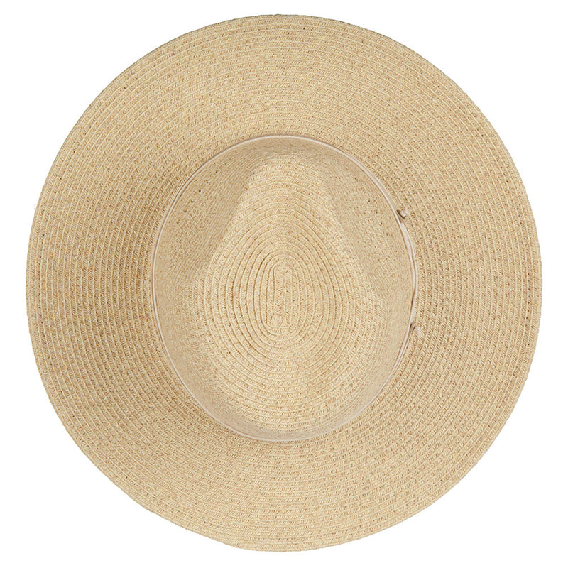 UPF 50+ Women's Paper Braid Brim Fedora Hat